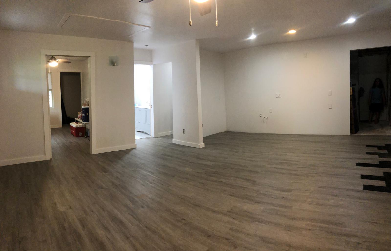 Living/kitchen Renovation Project - After